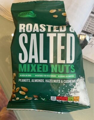 Roasted and salted mixed nuts