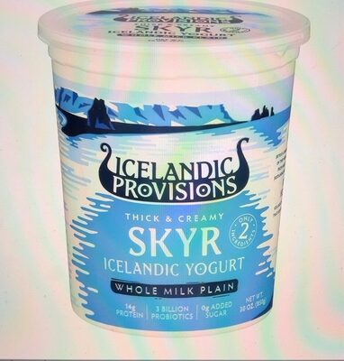 Thick & Creamy Whole Milk Plain Skyr