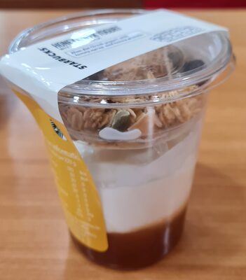 STARBUCKS HONEY GREEK YOGURT WITH GRANOLA