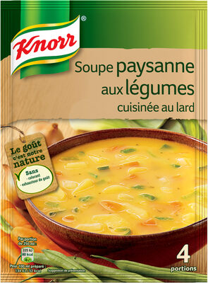 Knorr Soupe Déshydratée Paysanne Légumes & Lard 4 Portions