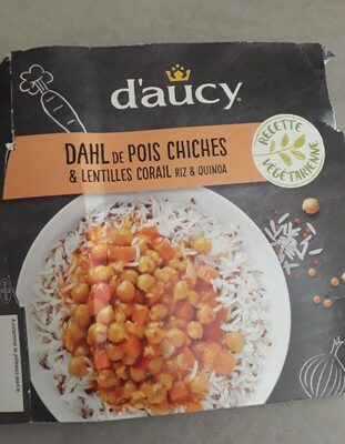 Dahl de pois chiches & lentilles corail riz & quinoa