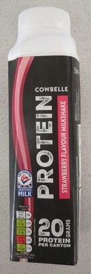 Protein strawberry flavour milkshake