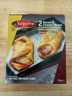 Bacon & cheese wraps