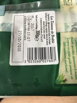 La tomme de brebis