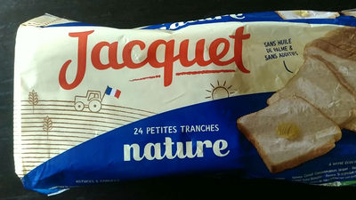 Pain de mie Jacquet Nature 24 tranches
