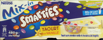 Nestlé Smarties yaourt à la vanille 4 x 120 g