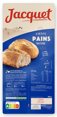 Petits Pains Nature 50g x6