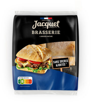 Brasserie burger nature sans sucres ajoutes x4