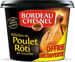 Rillettes de poulet roti bordeau chesnel 220g offre decouverte