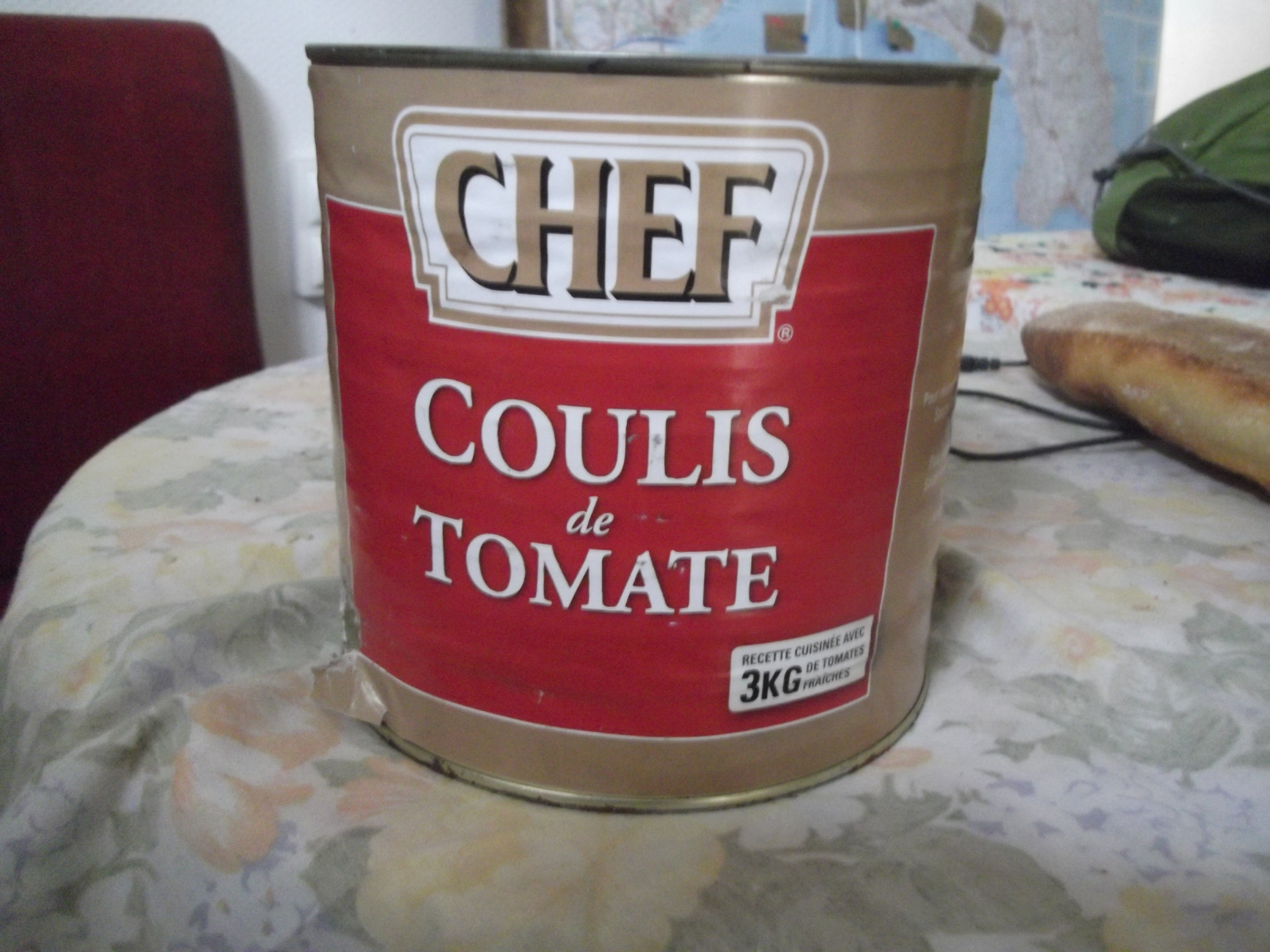 Coulis de Tomate CHEF - Boîte de 2,5 kg (appertisé)
