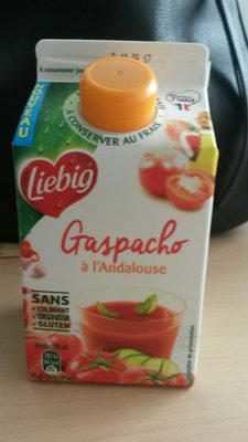 Soupe gaspacho à l'Andalouse