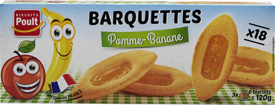 Barquettes Pomme-Banane