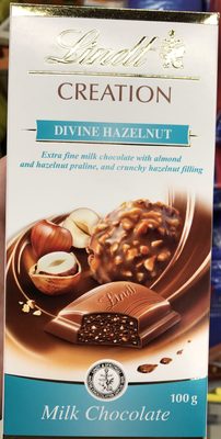 Lindt Creation Chocolate Block Hazelnut Delight