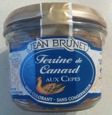 Terrine de canard aux cepes