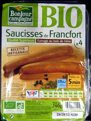 Saucisses de Francfort