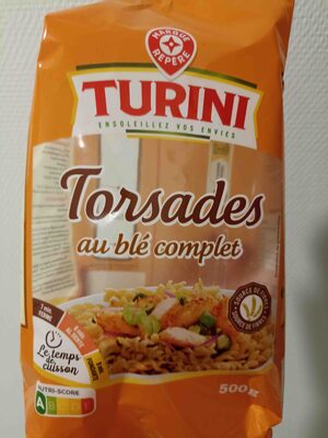 Torsades au blé complet