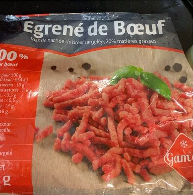 Egrené de boeuf