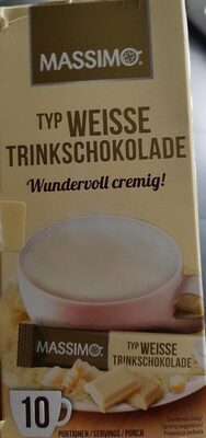 Weiße trinkschokolade