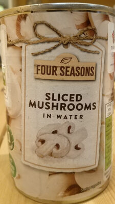 sliced mushrooms in water