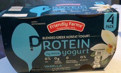SUPER ZERO BLENDED NONFAT GREEK YOGURT