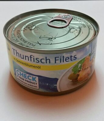 Thunfisch Filets in Sonnenblumenöl
