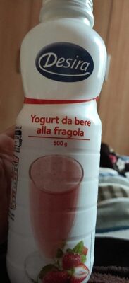 Yogurt da bere alla fragola