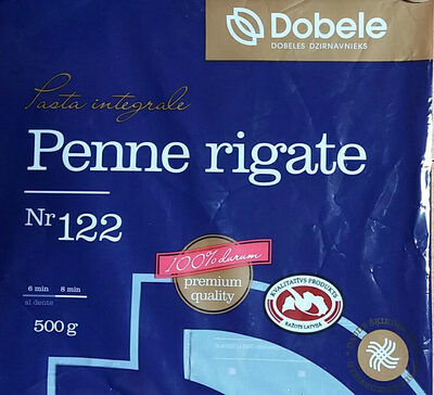 Whole grain pasta Penne Rigate