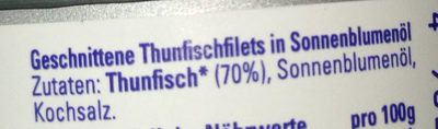 THUNFISCH in Sonnenblumenöl