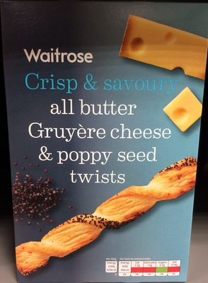 WR AB Cheese & Poppy Seed Twists 125g