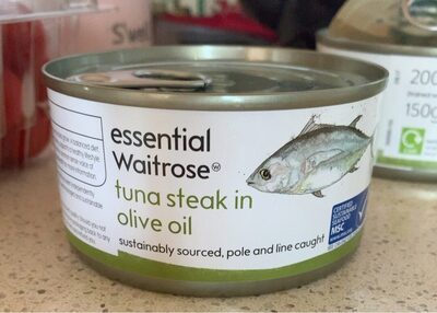 Tuna steak in olive oil