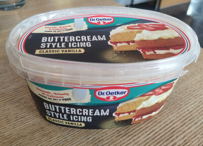 Buttercream Style Icing Classic Vanilla