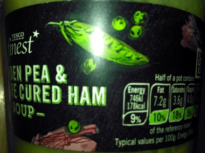 Garden Pea & Wiltshire Cured Ham soup