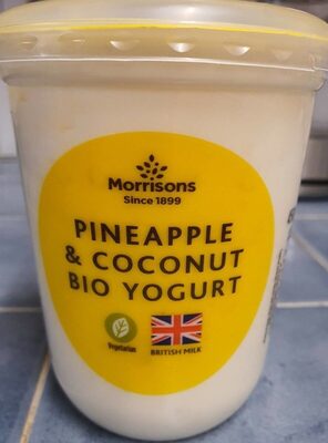 Pineapple & Coconut Bio Yogourt