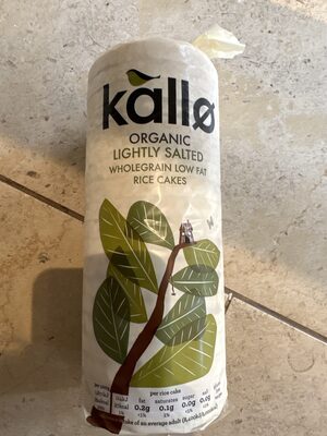 Organic Lightly Salted Wholegrain Low Fat Rice Cakes