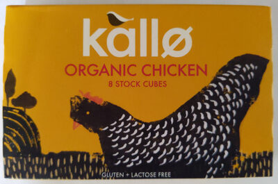 Organic Chicken Stock Cubes -  8 Pack