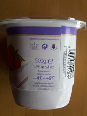 Yaourt du Luxembourg - fraise