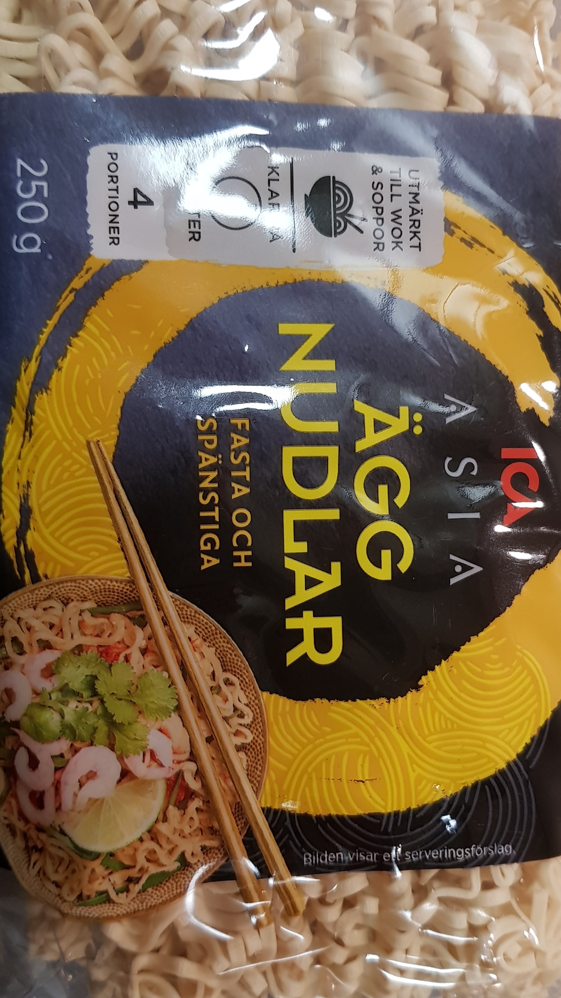 Ägg nudlar