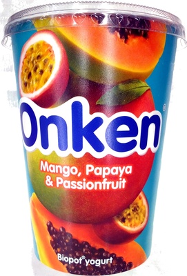 Mango Papaya Passion Fruit Yogurt