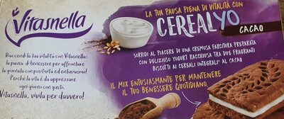 Vitasnella Cereal-yo Cacao, Cacao-keks Mit Jogurtf...