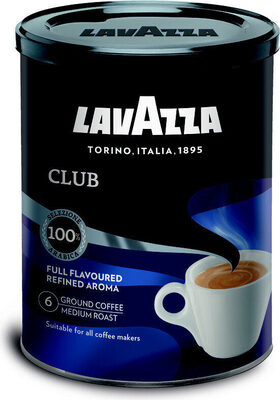 Boîte de café moulu 100% arabica.
