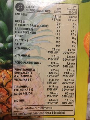 succo ananas agrumi carota coop