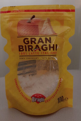 GRAN BIRAGHI FORMAGGIO STAGIONATO GRATTUGIATO FRESCO