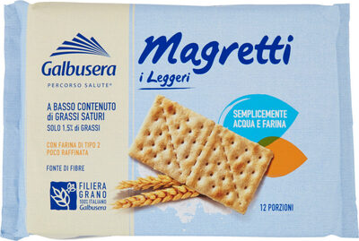 Magretti i leggeri semplicemente acqua e farina