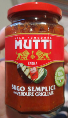 sugo semplice con verdure grigliate