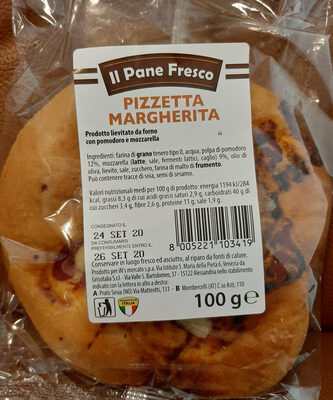 Pizzetta Margherita