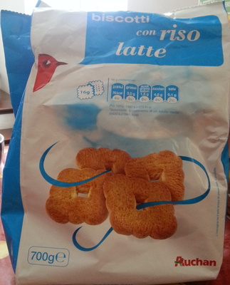 Frollini con riso e latte