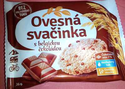 Ovesná svačinka s belgickou čokoládou