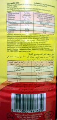 Instant Full Cream Milk Powder