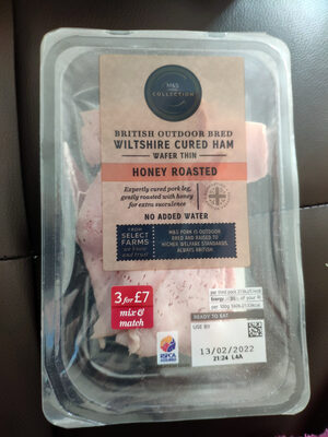Wiltshire cured honey roast ham