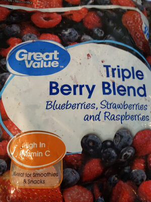 Triple Berry Blend Blueberries, Strawberries and Raspberries